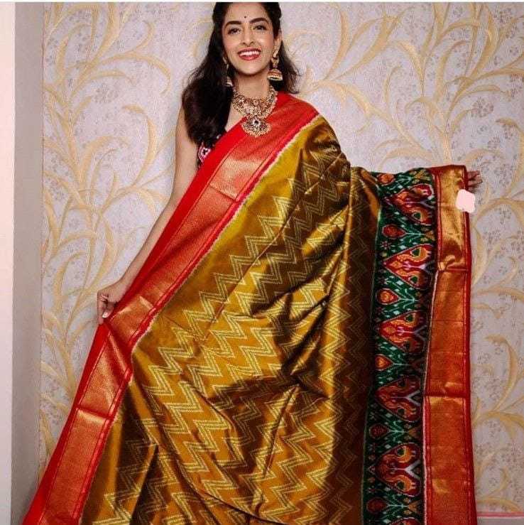 YNF SOFT SILK RRW 03 SILK SAREES WHOLESALE SOFT SILK TRADITIONAL IKAT SAREES MANUFACTURER